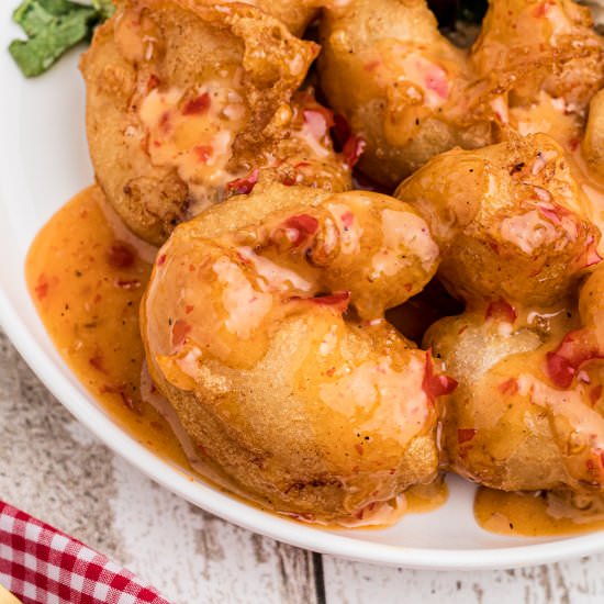Boom Boom Shrimp - Recipe photo by thecaglediaries