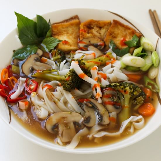 Simple Vegan Pho - Recipe photo by Cook Homey