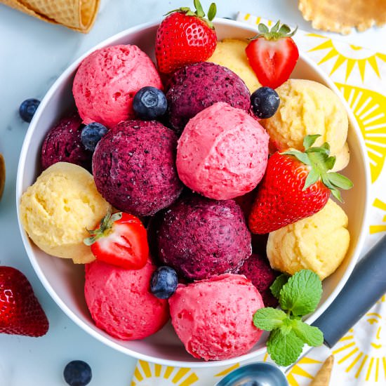 Homemade Frozen Yogurt - Recipe photo by EasyBudgetRecipes