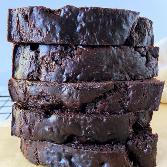 Double Chocolate Zucchini Bread - Recipe photo by Sugarylogic