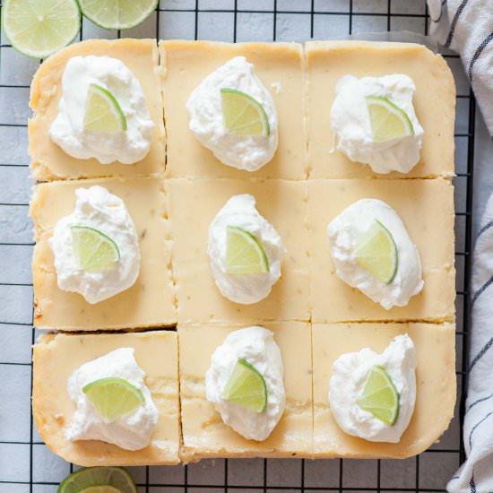 Key lime pie bars - Recipe photo by everyday-delicious.com