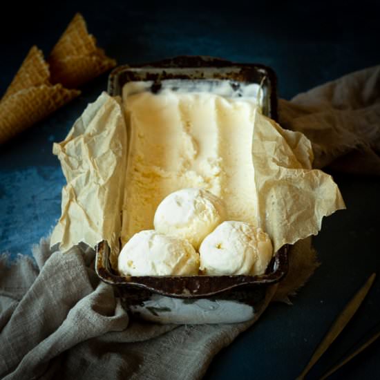 Easy Homemade Vanilla Ice Cream - Recipe photo by KitchenMason