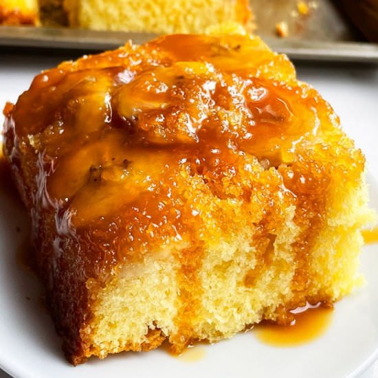 Banana Upside Down Cake - Recipe photo by Cakewhiz