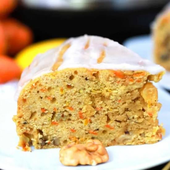 Instant Pot Carrot Bread - Recipe photo by peasandpeonies