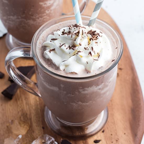 Frozen Hot Chocolate - Recipe photo by bellyfull