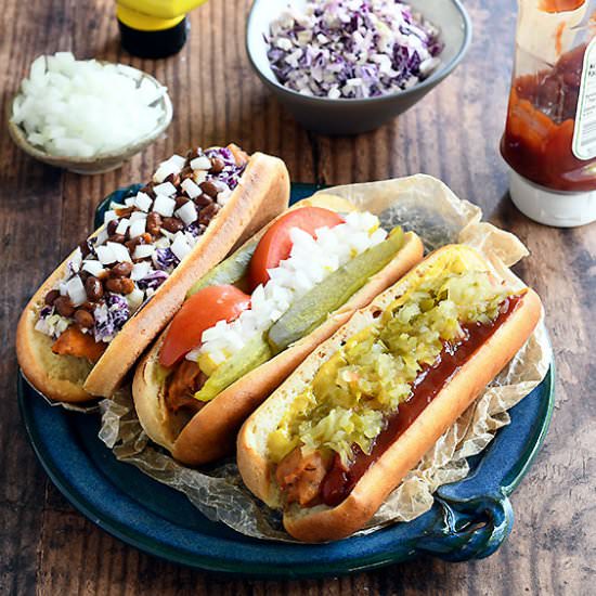 Gluten-Free Veggie Dogs - Recipe photo by geekypoet