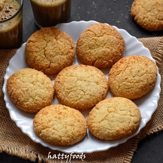 BAKERY STYLE COCONUT COOKIES - Recipe photo by hattyfoods