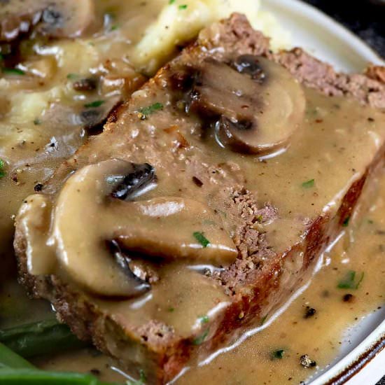 Salisbury Steak Meatloaf - Recipe photo by Chefjar