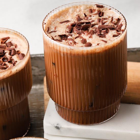 Mocha Iced Coffee - Recipe photo by lindseyeatsla