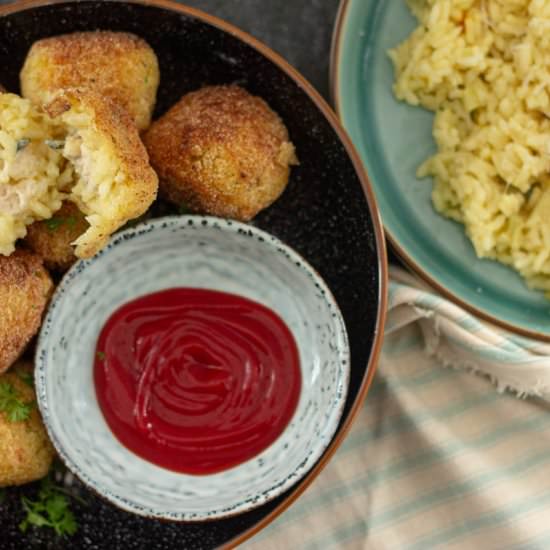 Vegan Arancini - Recipe photo by sweeterthanoats