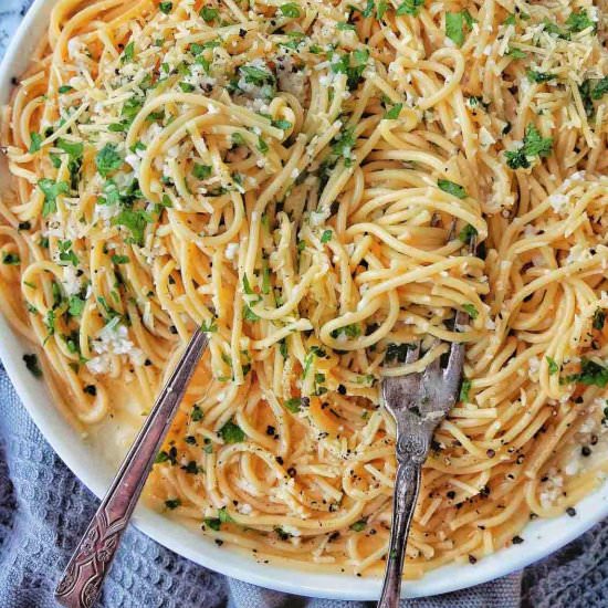 White Wine Pasta Sauce - Recipe photo by SweetCaramelSunday