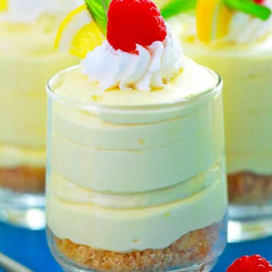 Lemon Mousse - Recipe photo by peasandpeonies
