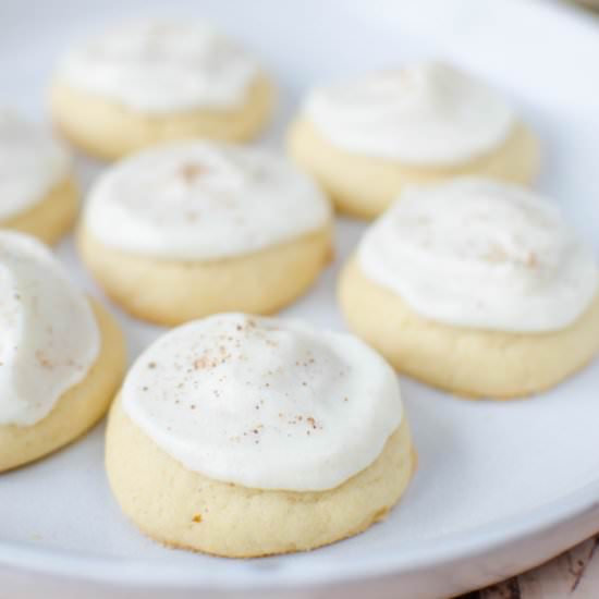 Frosted Eggnog Cookies - Recipe photo by fakeginger