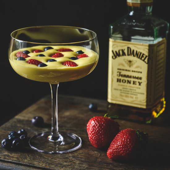 Creamy Zabaione with Summer Fruits - Recipe photo by cheflukaszbabral