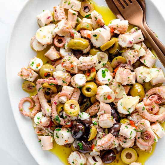 Easy Octopus Salad - Recipe photo by jernejkitchen