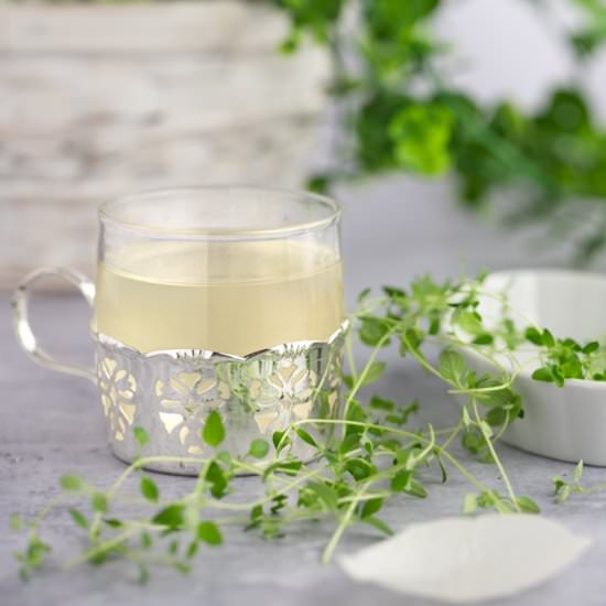 Thyme Simple Syrup - Recipe photo by The Littlest Crumb