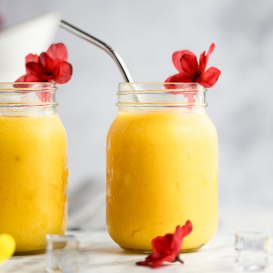 Pineapple Mango Smoothie - Recipe photo by The Littlest Crumb