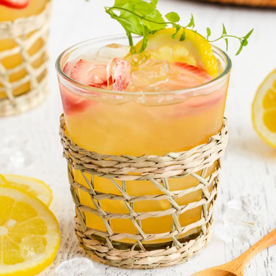Spiked Arnold Palmer - Recipe photo by Family Food on the Table