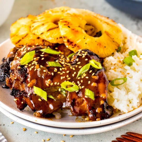 Hawaiian Grilled Chicken - Recipe photo by BBQing With The Nolands