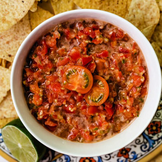 cherry tomato salsa - Recipe photo by lifeloveandgoodfood