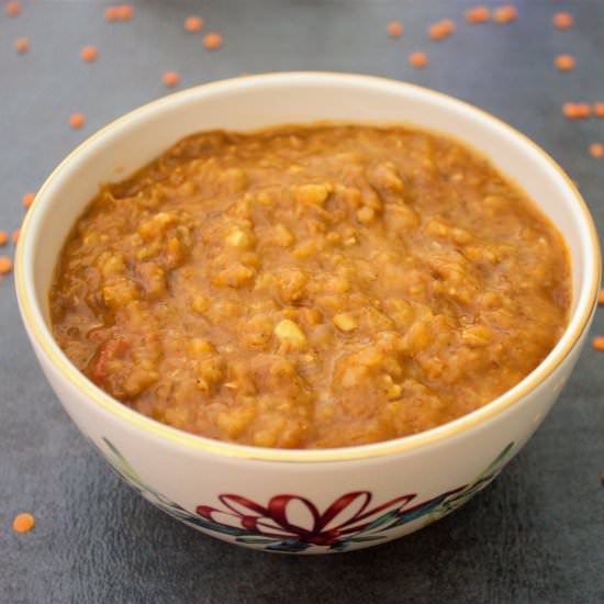 Ethiopian Red Lentils Stew - Recipe photo by Earthlysuperfood