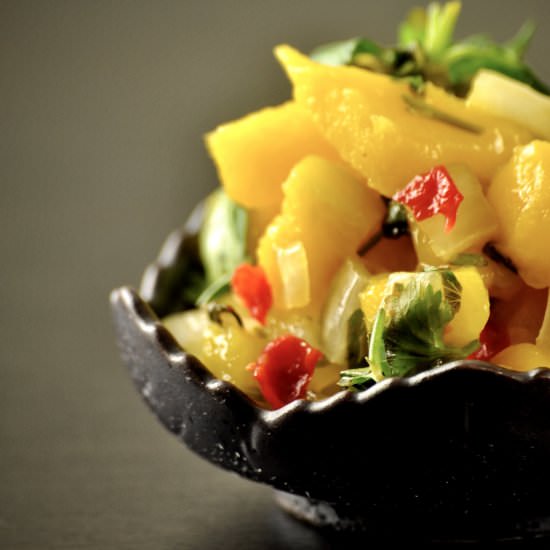 Mango Scotch Bonnet Salsa - Recipe photo by Mistress Ghee