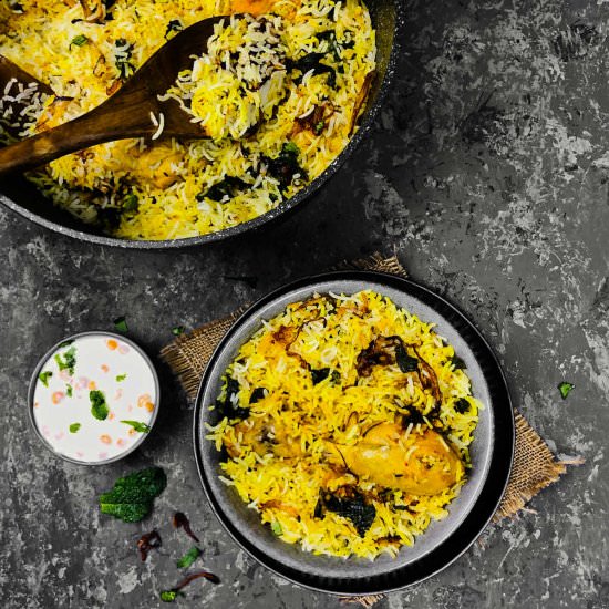 Chicken biryani - Recipe photo by spicytamarind