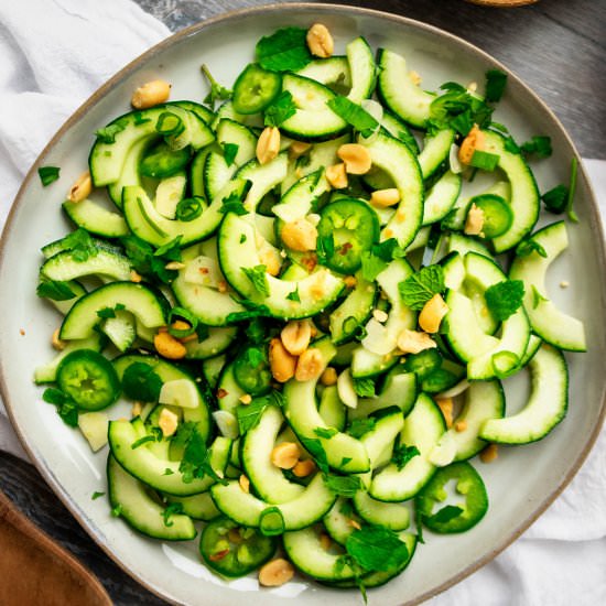Vietnamese Cucumber Salad - Recipe photo by FoodborneWellness