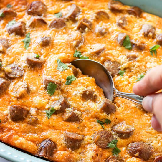 Breakfast Tater Tot Casserole - Recipe photo by MaesMenu