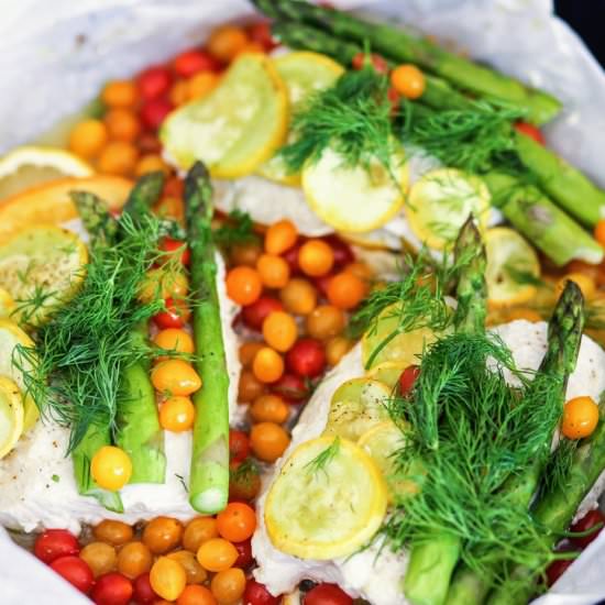 Fish en Papillote - Recipe photo by The Mad Table