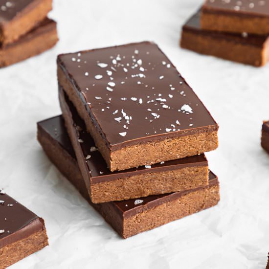 No-Bake Chocolate Protein Bars - Recipe photo by purelykaylie