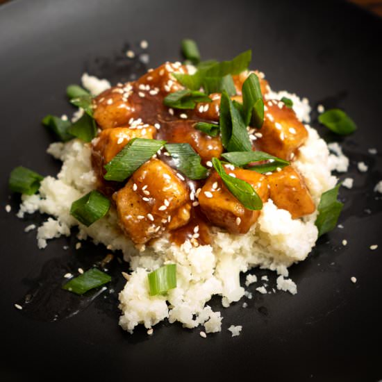 Teriyaki Tofu - Recipe photo by Diabetic Vegan