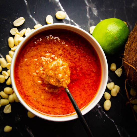 Sweet and Spicy Peanut Sauce - Recipe photo by Devancameron