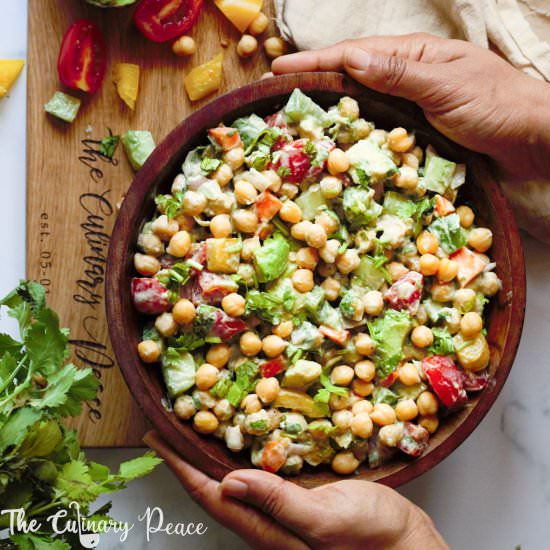 Chickpeas Avocado Salad - Recipe photo by Praneetha A Goutham