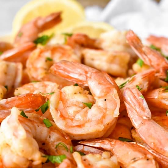 Air Fryer Shrimp - Recipe photo by Herbs and Flour