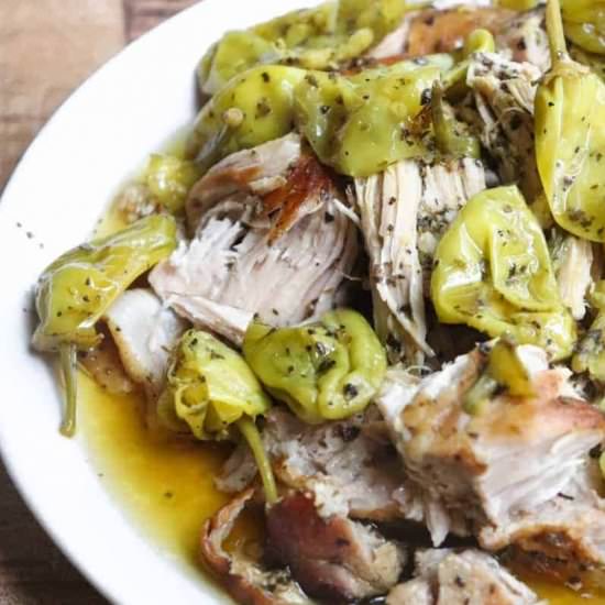 Pepperoncini Pork Roast - Recipe photo by seasonandthyme