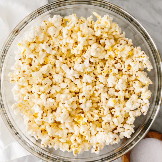 Microwave Popcorn - Recipe photo by Downshiftology