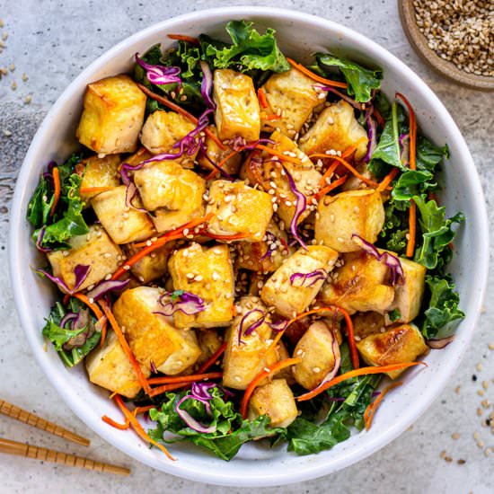 Easy Crispy Tofu -broiled not fried - Recipe photo by vancouverwithlove