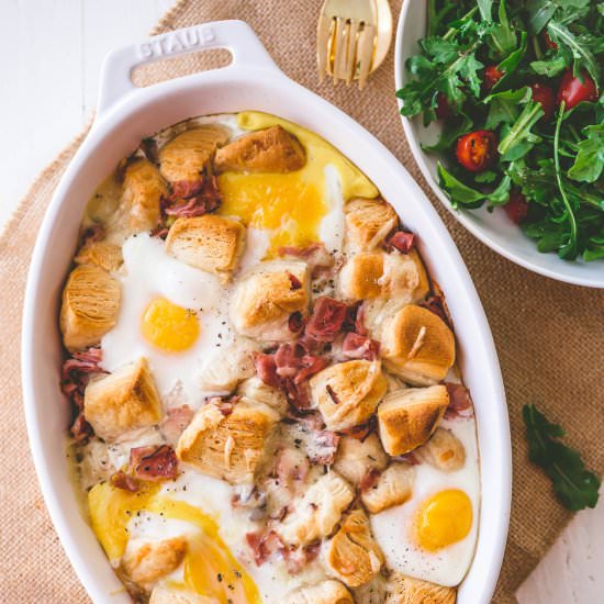 Ham and Cheese Breakfast Bake - Recipe photo by InquiringChef