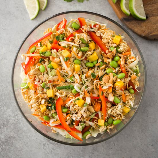 Crunchy Thai Ramen Noodle Salad - Recipe photo by InquiringChef