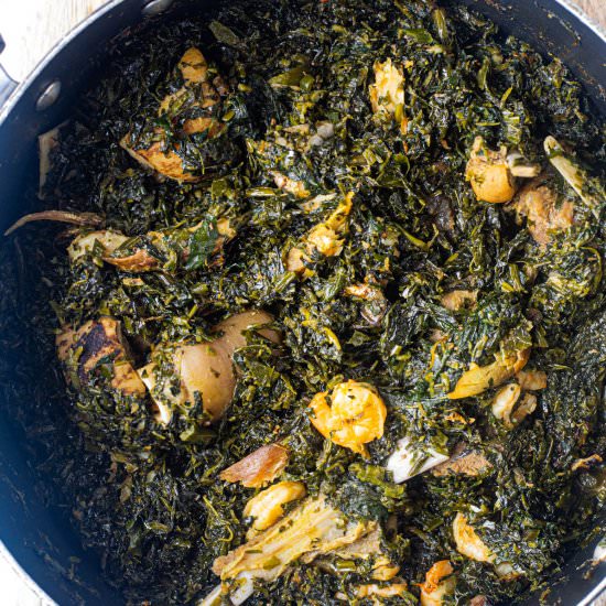 Nigerian Vegetable Soup - Recipe photo by lowcarbafrica