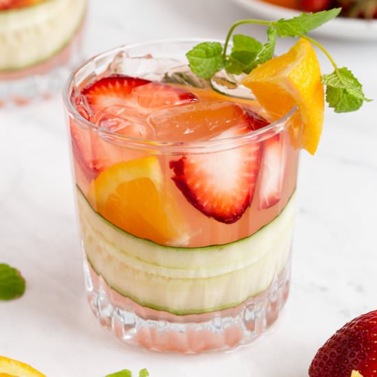 Pimm’s Cup - Recipe photo by Family Food on the Table