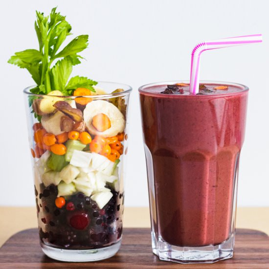 Refreshing All Veggies Red Smoothie - Recipe photo by refreshmyhealth