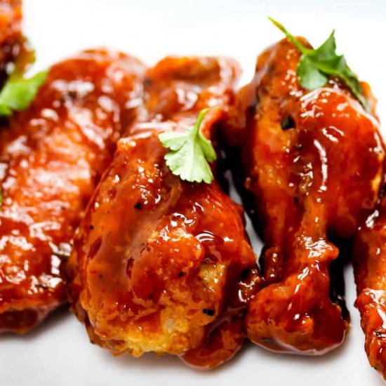 Baked BBQ Wings - Recipe photo by Simshomekitchen