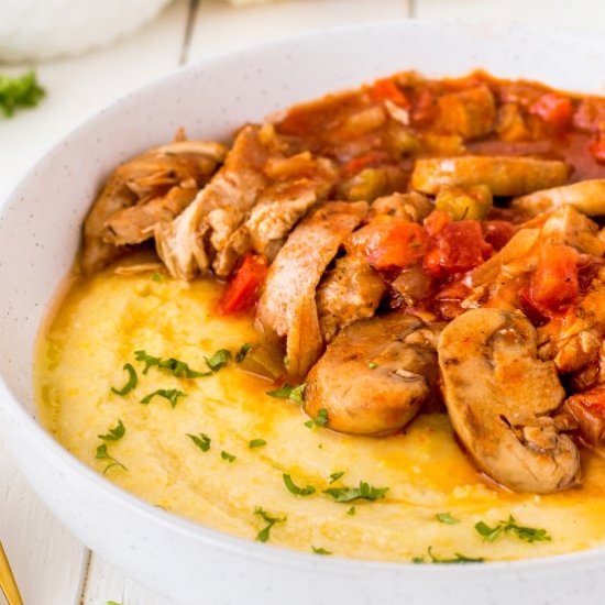 Instant Pot Chicken Cacciatore - Recipe photo by noshingwiththenolands