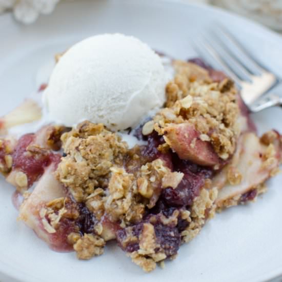 Apple Cranberry Crisp - Recipe photo by fakeginger
