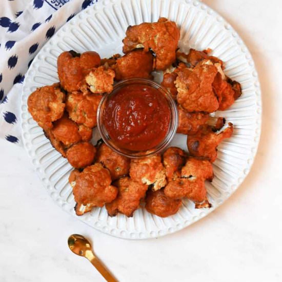 Keto Cauliflower Wings - Recipe photo by Eatingworksnj