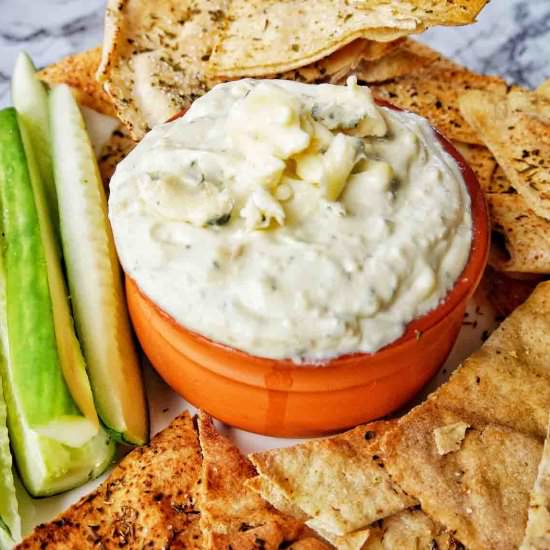 Blue Cheese Yogurt Dip - Recipe photo by SweetCaramelSunday