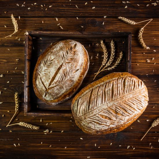 55% Hydration Sourdough Bread - Recipe photo by denisav