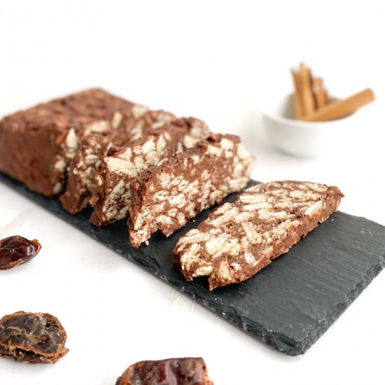 Hedgehog Slice (vegan, sugar-free) - Recipe photo by Revelinplants